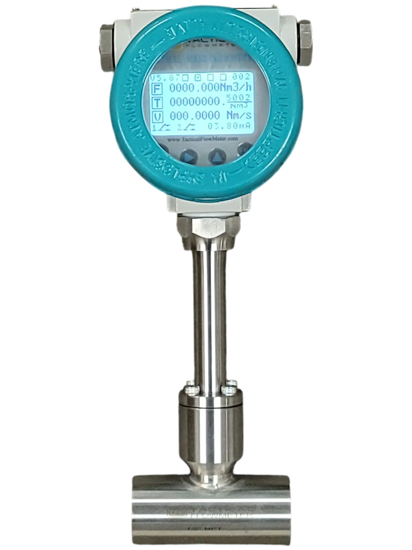Thermal Mass Flow Meter <br> for Industrial Gas Flow <br>1/2" to 8"