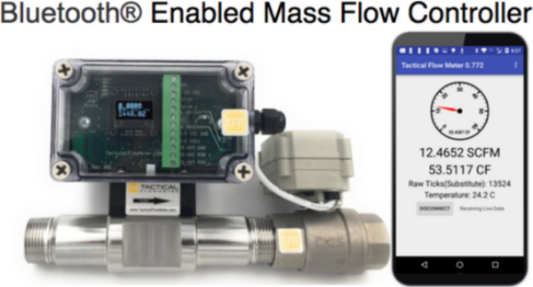 1" Tactical Thermal Mass Flow Controller.