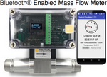 1" Thermal Mass Flow Meter for Gas 316 SS Flow Body