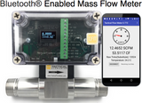 1" Thermal Mass Flow Meter for Gas 316 SS Flow Body