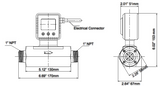 1" Boiler Meter Natural Gas Flow Meter Dimensions Tactical Flow Meter