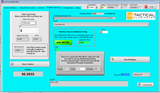 Mass Flow Meter Datalogger mail screen