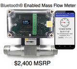 1" Tactical Flow Meter with Bluetooth® Gas Selection