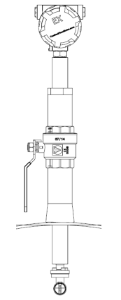 TacticalFlowMeter.com Insertion Vortex Mass Flow Meter