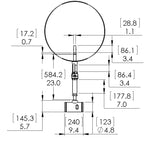 TacticalFlowMeter.com Insertion Flow Meter insertion depth guide