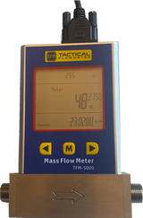 100 SLPM Low Flow Tactical Flow Meter With Display