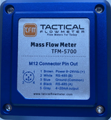 Boiler Meter Natural Gas Flow Meter Back Label View Tactical Flow Meter